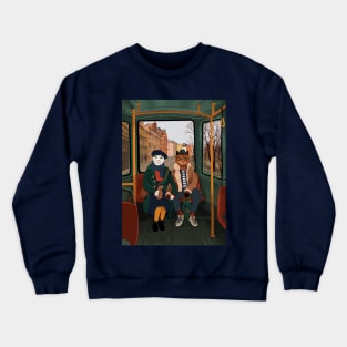 Cat tram Crewneck Sweatshirt